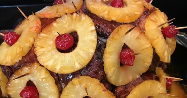 Ham with Pineapple