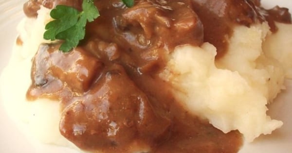 Beef Tips and Noodles