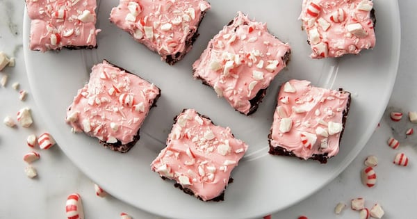 Frosted Peppermint Brownies