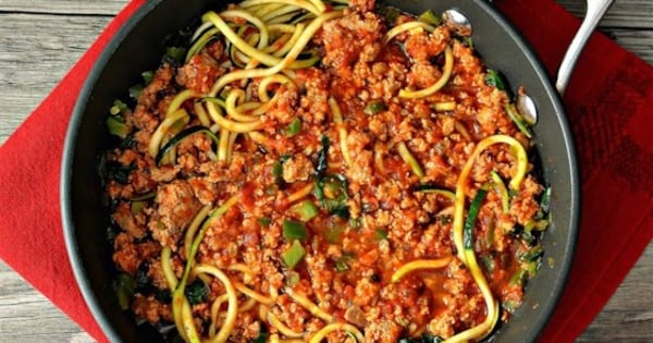 Turkey Spaghetti Zoodles