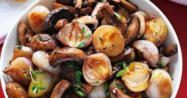 Mushrooms with shallots and sherry