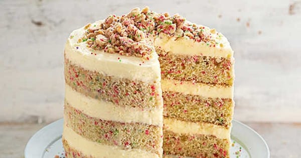 Confetti crumb cake