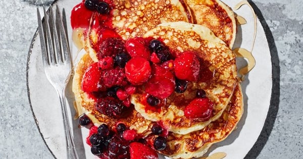 Kefir breakfast pancakes