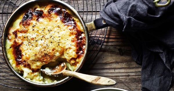 Celery Root, Carrot, and Potato Gratin