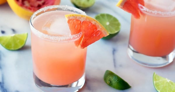 Fizzy Grapefruit Margarita