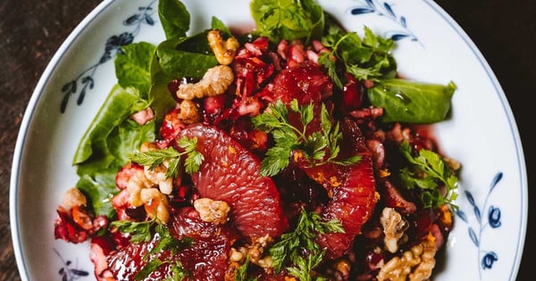 Cranberry and Grapefruit Salad