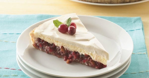 Cranberry Cheesecake Tart
