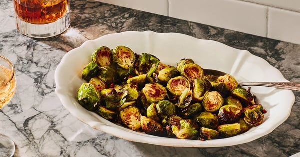 Roasted Brussels Sprouts with Garlic and Pancetta