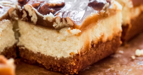 Pecan Pie Cheesecake Bars