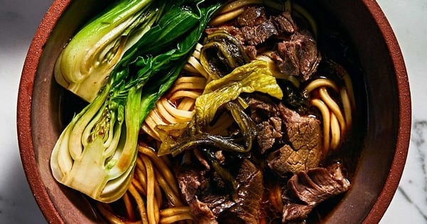 Taiwanese Beef Noodle Soup (Hong Shao Niu Rou Mian)