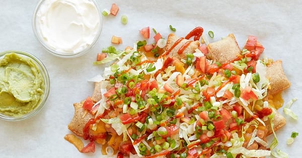 Pizza Roll Nachos