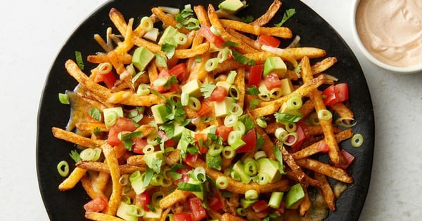 Air Fryer Loaded Taco Fries