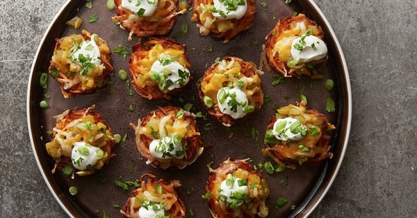 Mexican Hash Brown Muffins