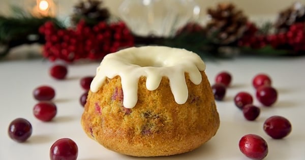 Vegan Cranberry Orange Bundt Cake