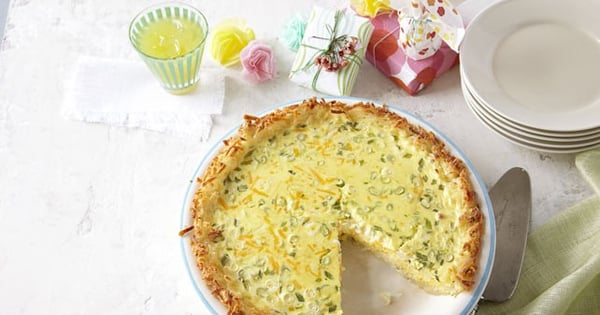 Potato-Crusted Quiche