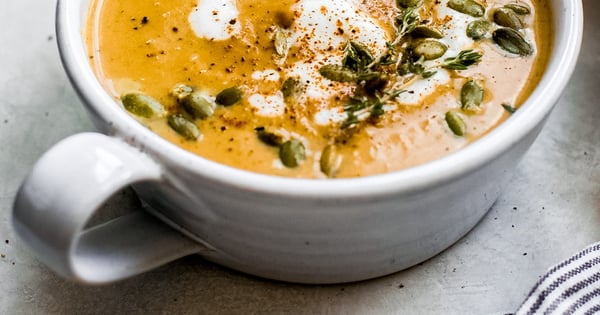 Harvest Pumpkin Leek Soup