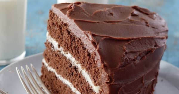 Triple-Layer Chocolate Cake with Vanilla Buttercream