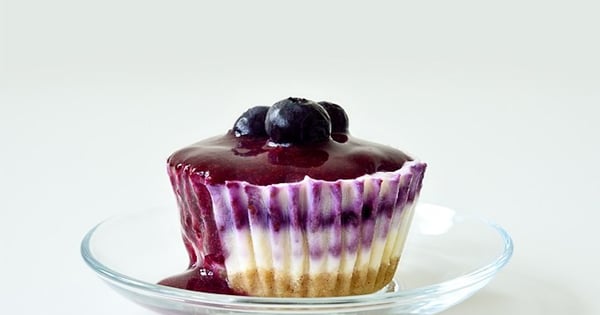 Vegan Lemon Blueberry Cheesecake