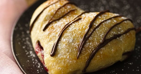 Chocolate-Raspberry Hearts