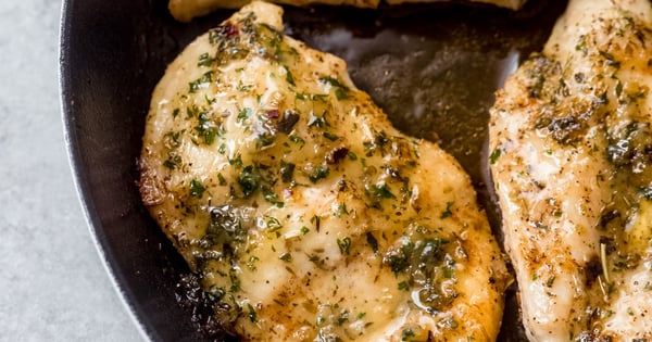 Garlic Butter Baked Chicken Breasts