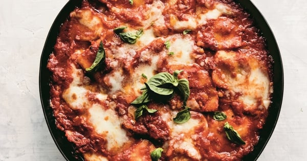 Speedy Skillet Ravioli Lasagna