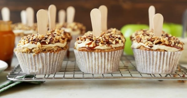 Caramel Apple Cupcakes