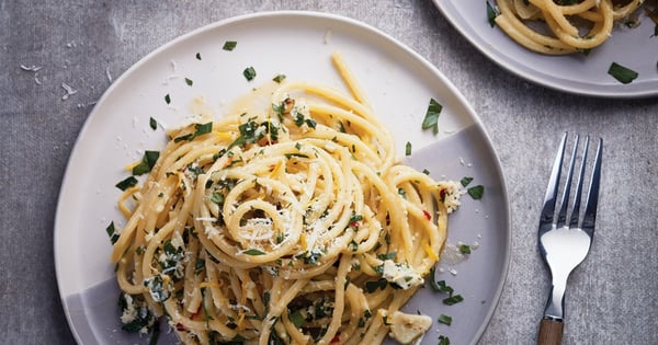 Easy lemon pasta