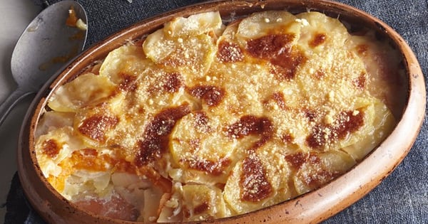 Layered Potato-Duo Bake