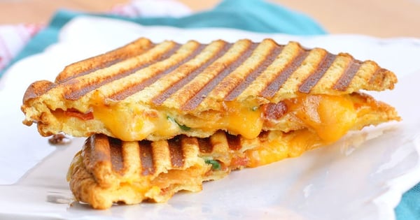 Loaded Baked Potato Grilled Cheese Sandwich