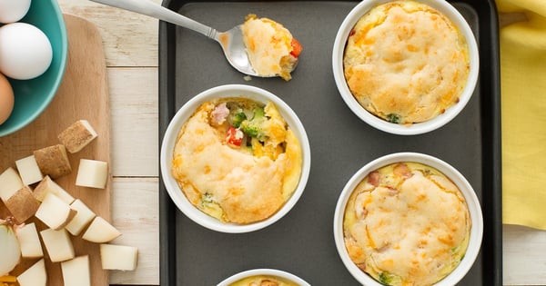 Individual Savoury Breakfast Cobblers