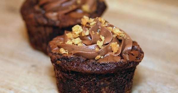 Brownie-Cookie Cupcakes