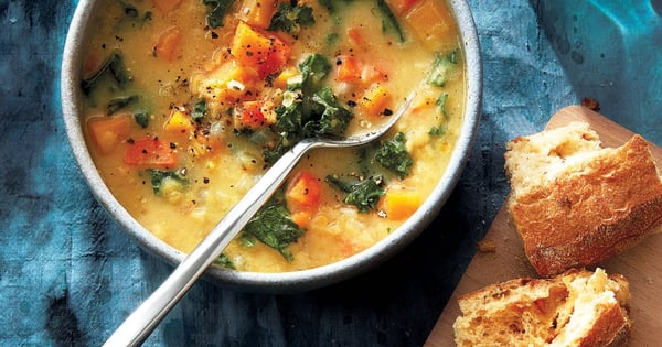 Red Lentil Coconut-Miso Soup