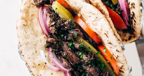 Restaurant Style Beef Shawarma (Pressure Cooker)