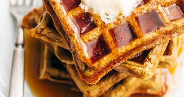 Buttermilk Pumpkin Waffles