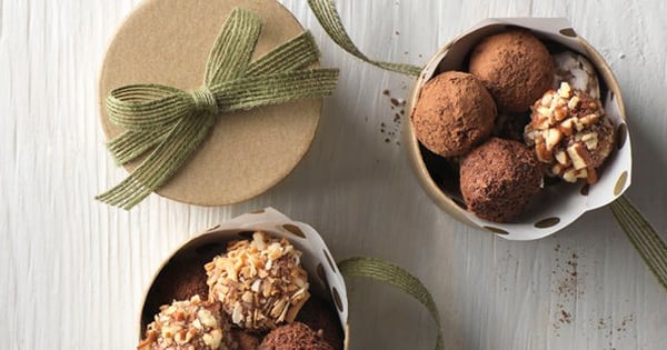 Chocolate-Strawberry Truffles