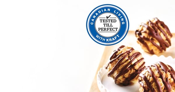 Chocolate Toffee Peanut Butter Snack Bites