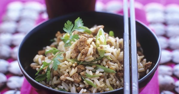 Chicken Fried Rice with Cilantro