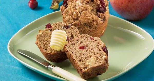 Three-Fruit Muffins