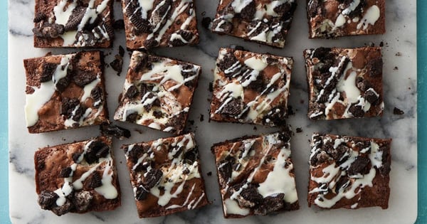 Cream Cheese Oreo™ Swirl Brownies