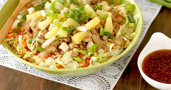 Teriyaki Burger Bowl