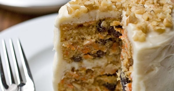 Mini Carrot Cake with Maple-Cream Cheese Frosting