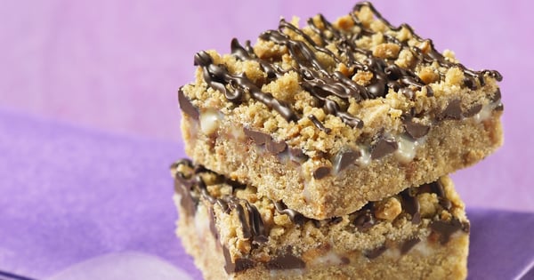 Chewy Chocolate Toffee Squares