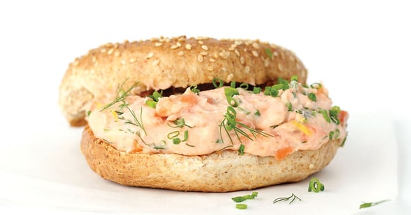 Creamy smoked trout and herb spread