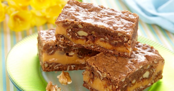 Chocolate Butterscotch Ripple Squares