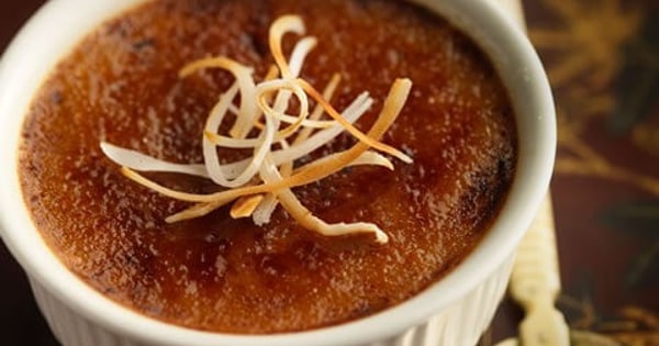 Milk Chocolate and Coconut Crème Brulée