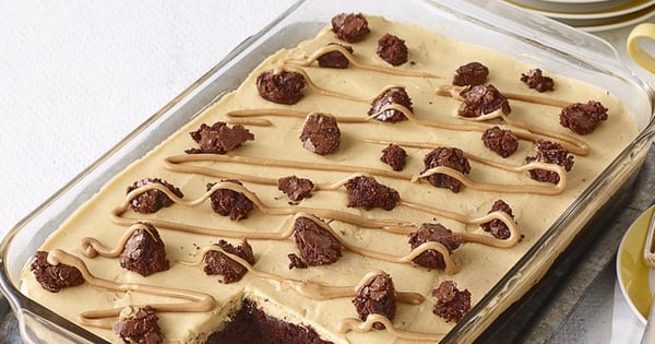 Peanut Butter-Brownie Dessert
