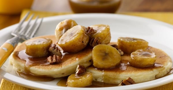 Bananas Foster Pancakes
