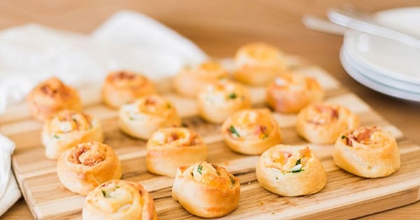 Bacon & Cheese Pinwheels