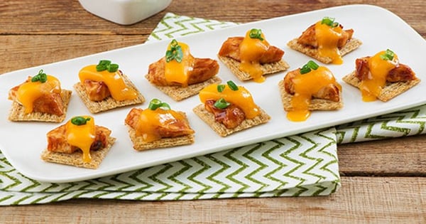 Cheesy BBQ Chicken Bites