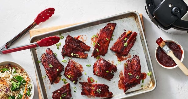 Instant Pot® BBQ Pork Style Glazed Ribs